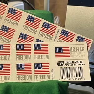 2023 USA U.S. Flag US Freedom - Booklet of 20 Mint